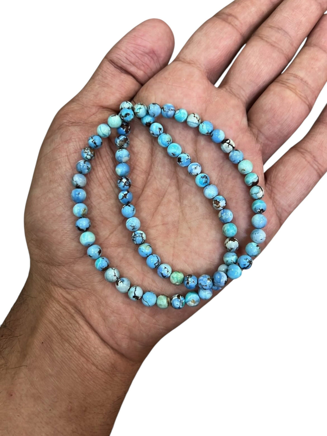 White gold necklace Kazakhstan turquoise golden hills beads lavender turquoise nekclaces