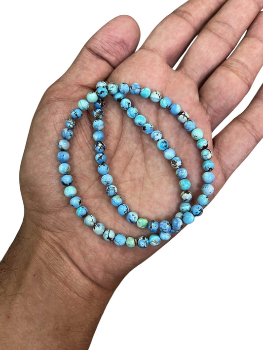White gold necklace Kazakhstan turquoise golden hills beads lavender turquoise nekclaces