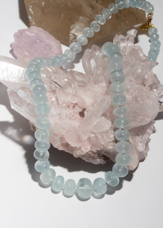 Allure of Milky Aquamarine