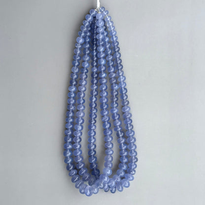 Namibian Blue Chalcedony Strand, Made to Order