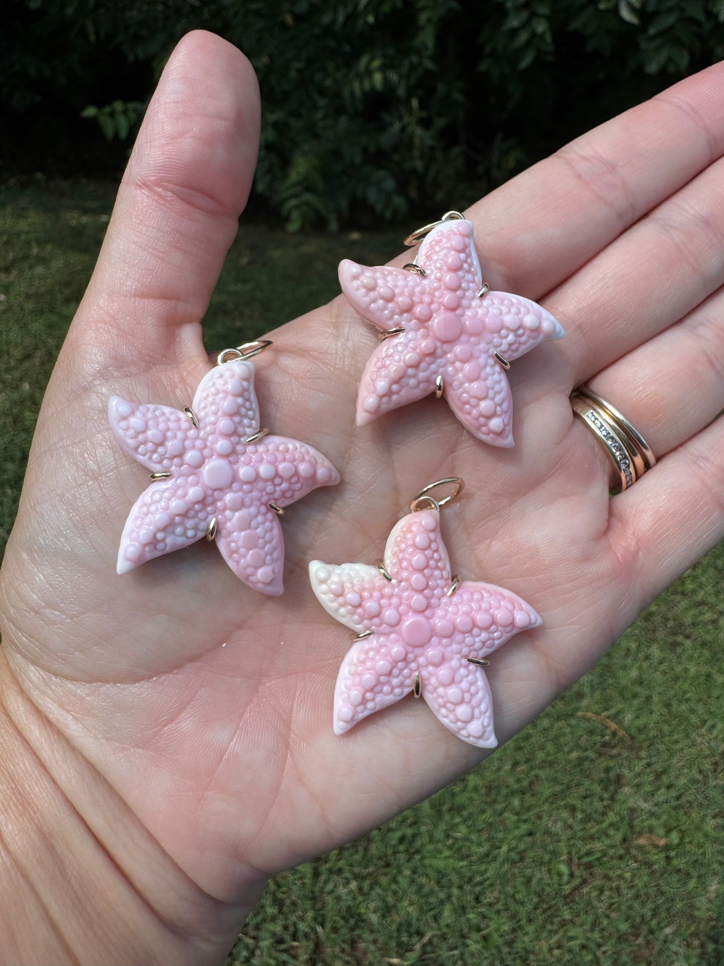 14k Starfish Pendant - Queen Conch