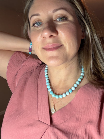 Custom - Larimar Knotted Necklace