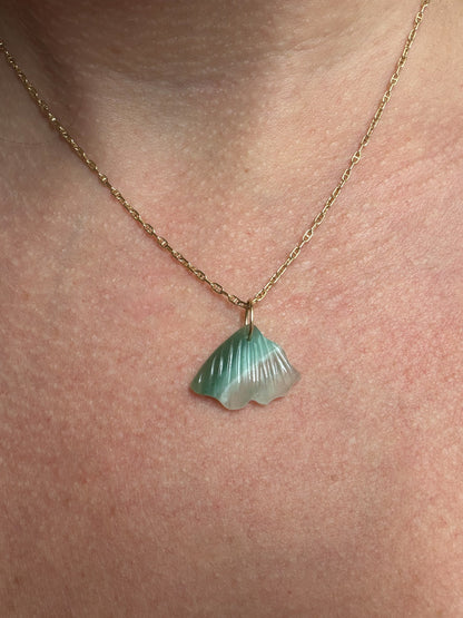 Aventurine Fish Tail Charm