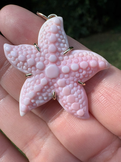 14k Starfish Pendant - Queen Conch