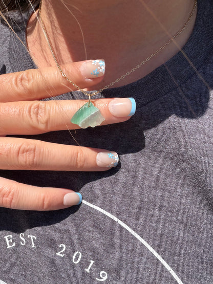 Aventurine Fish Tail Charm