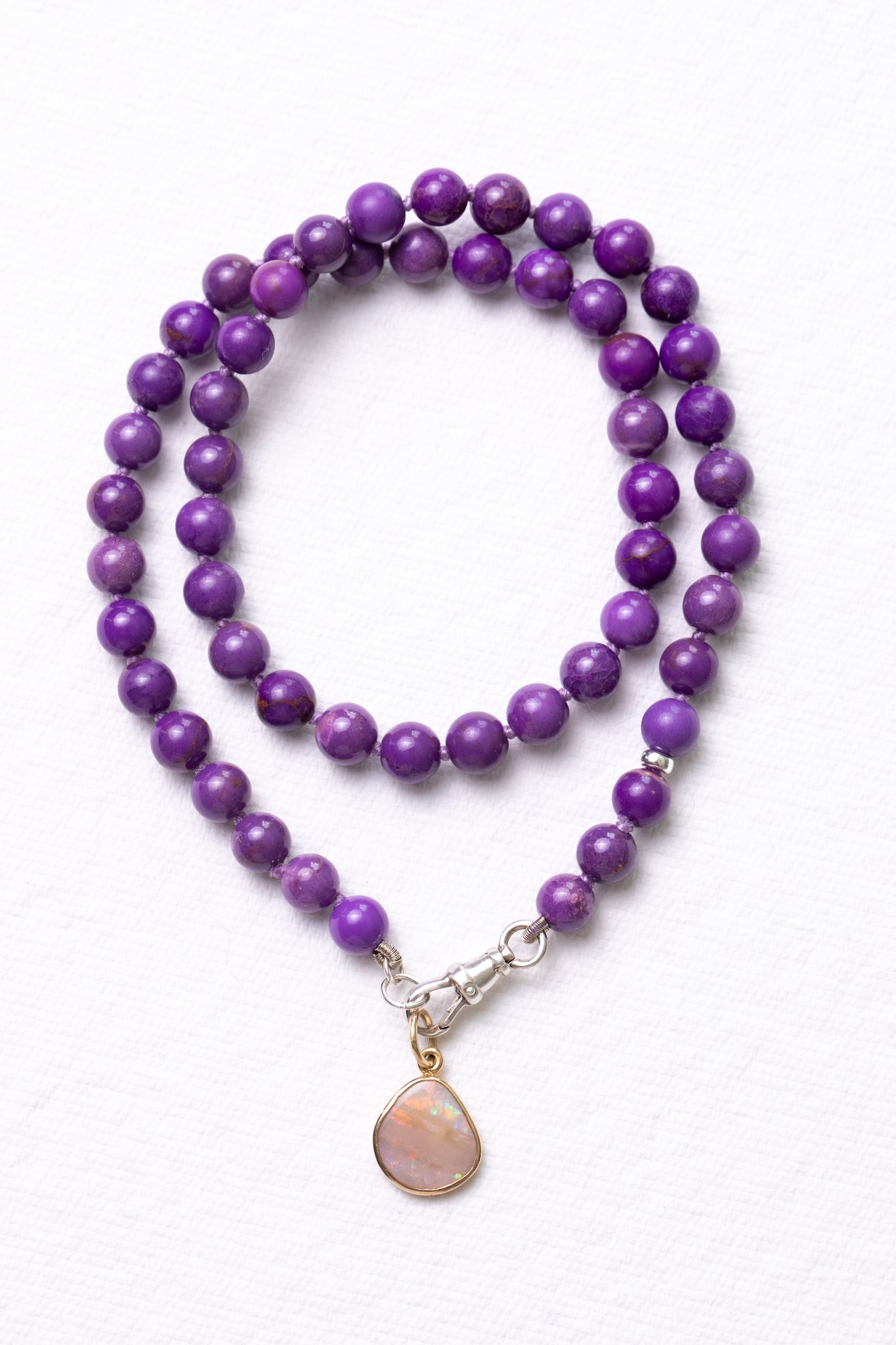Phosphosiderite Jawbreaker Necklace