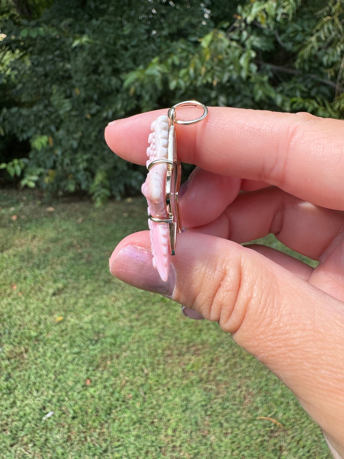 14k Starfish Pendant - Queen Conch