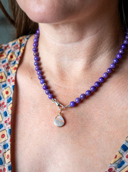 Phosphosiderite Jawbreaker Necklace