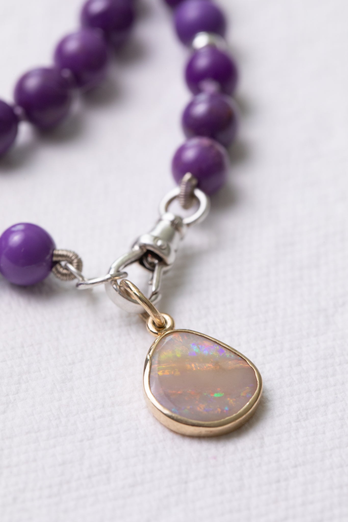 Phosphosiderite Jawbreaker Necklace