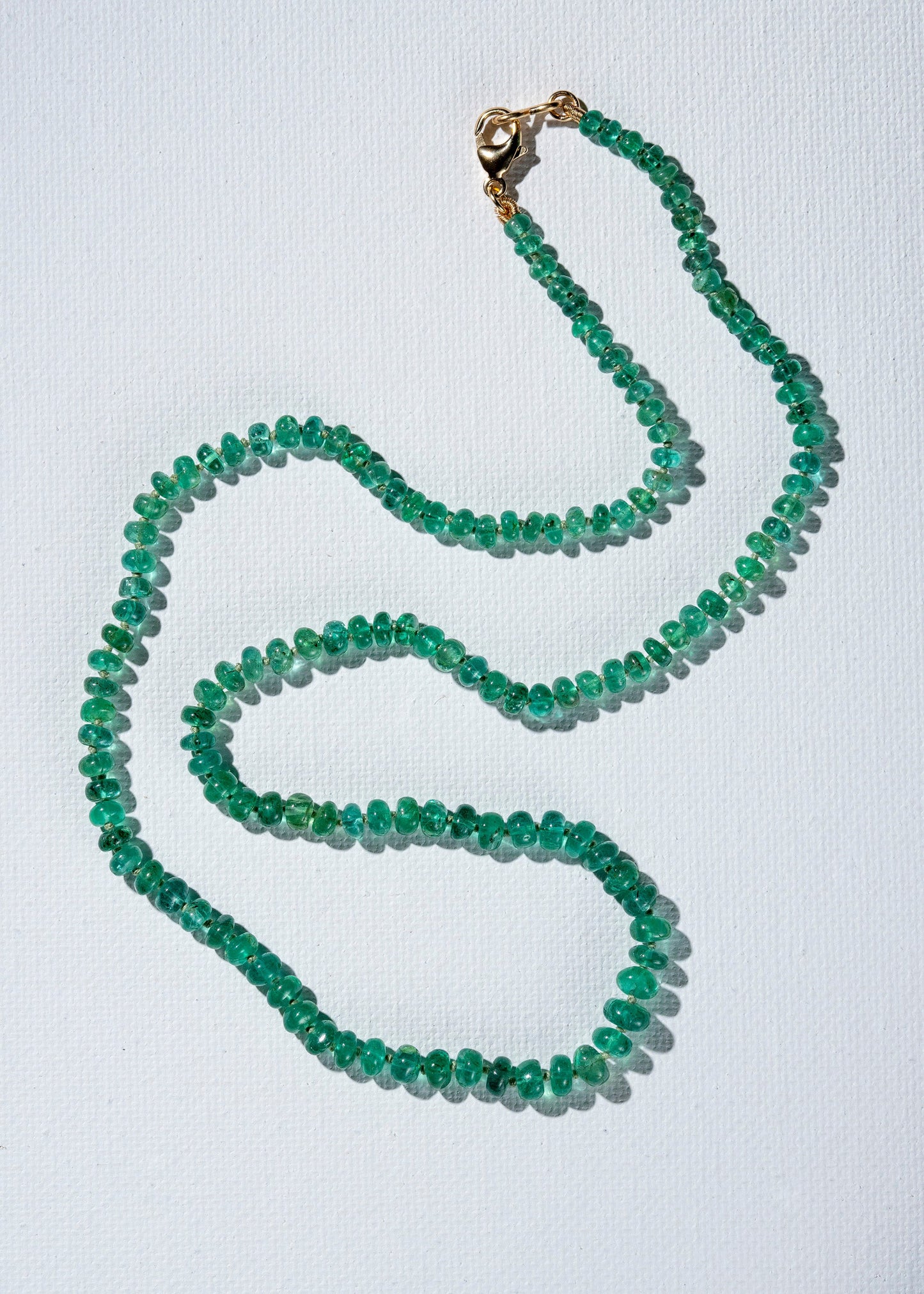 Zambian Emerald Candy Necklace