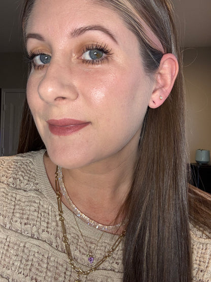 Nova Ray Natural Diamond Marquise Studs 14k Gold