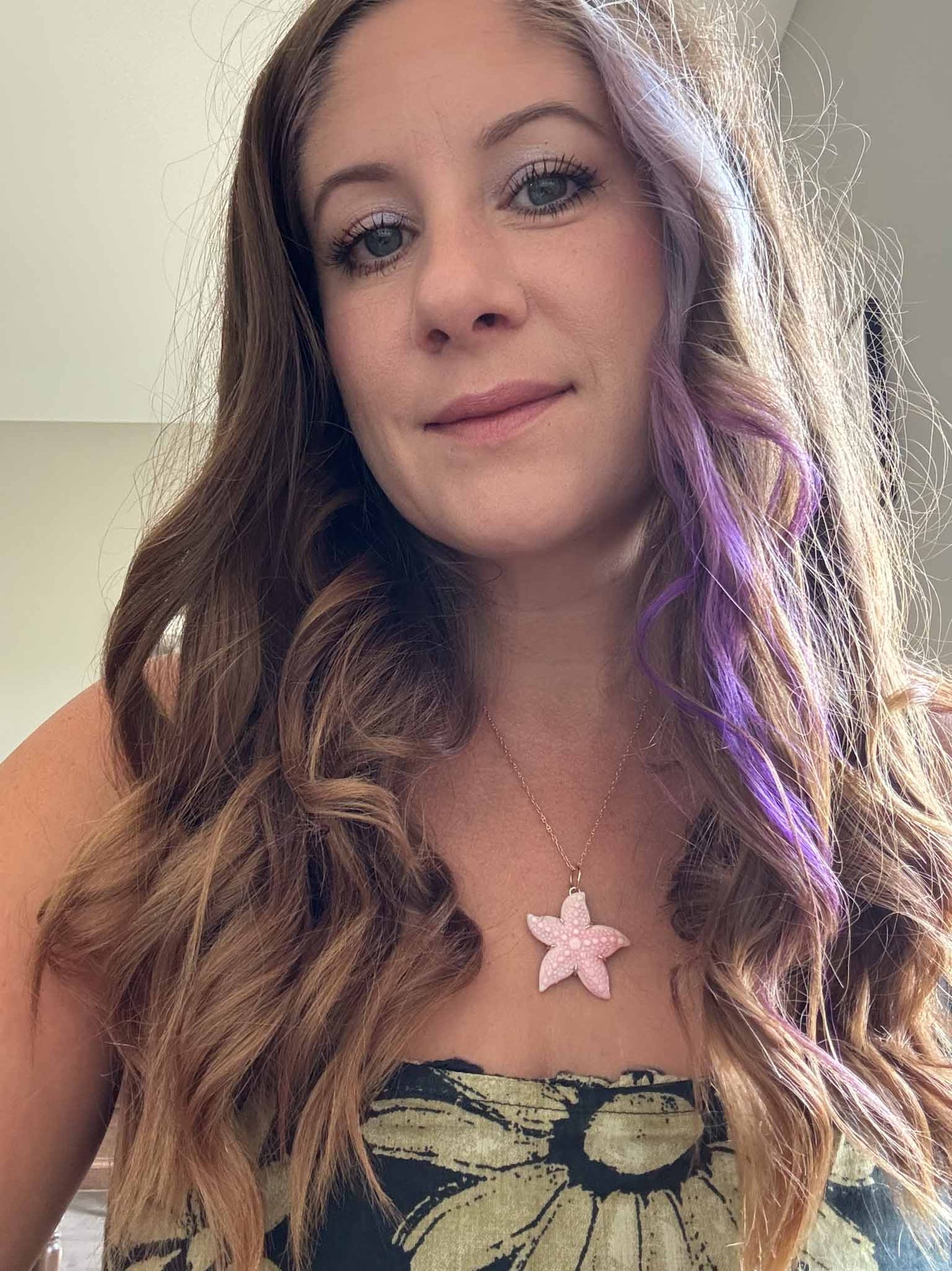 14k Starfish Pendant - Queen Conch