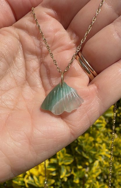 Aventurine Fish Tail Charm