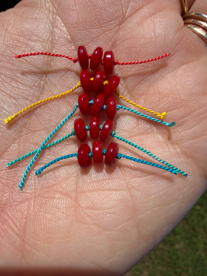 Made to Order: Red Bamboo Coral Knotted Gemstone Beaded Necklace