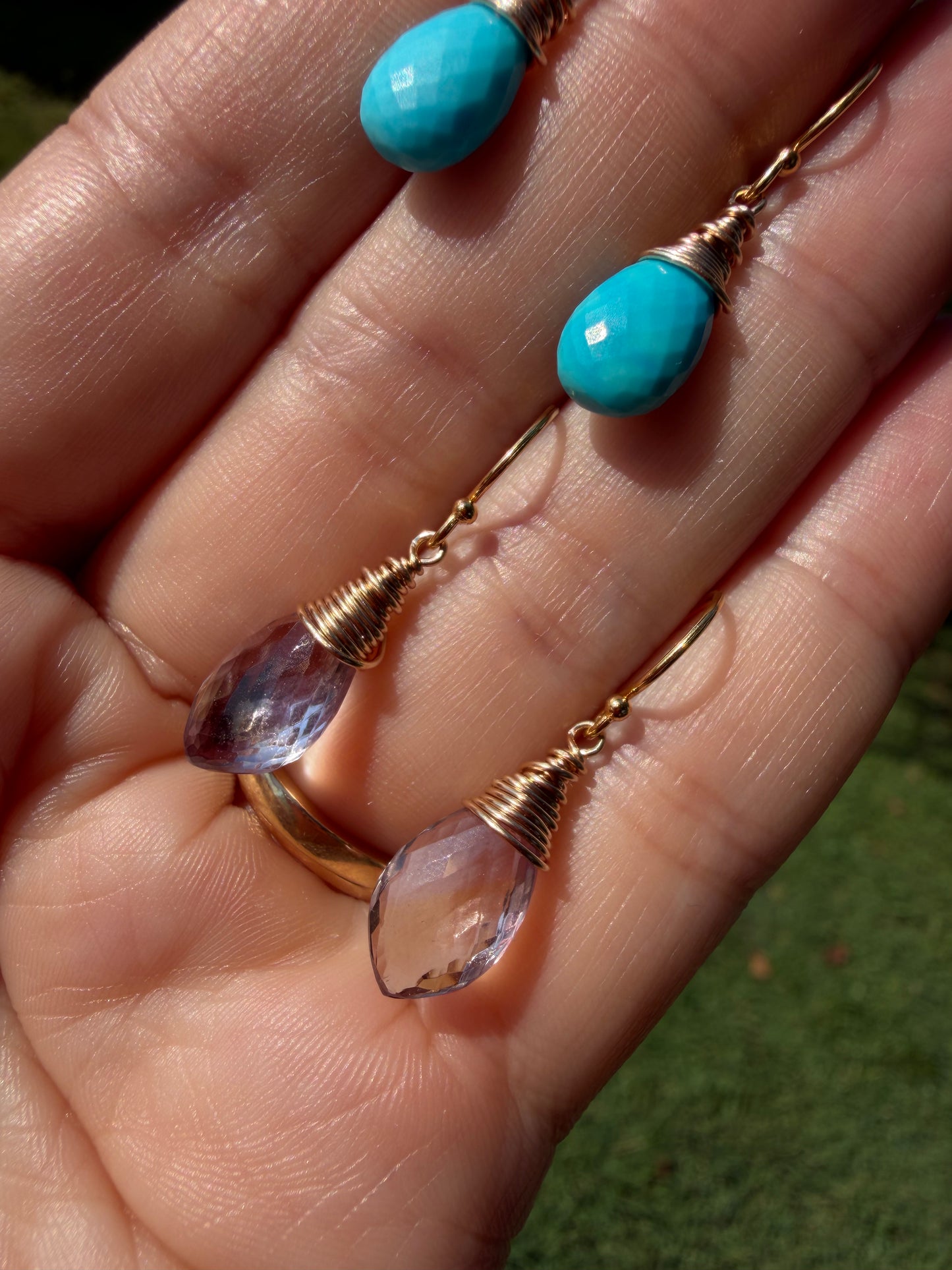 Ametrine Drop Earrings