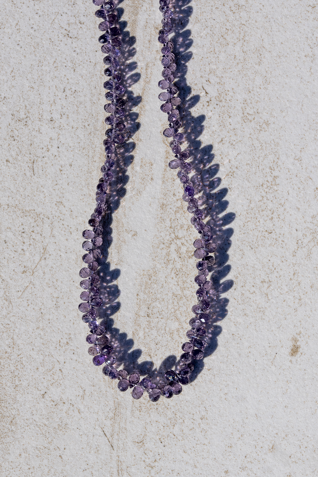 Buy Purple Semi Precious Stones Beaded Necklace by Kastiya Jewels Online at  Aza Fashions.