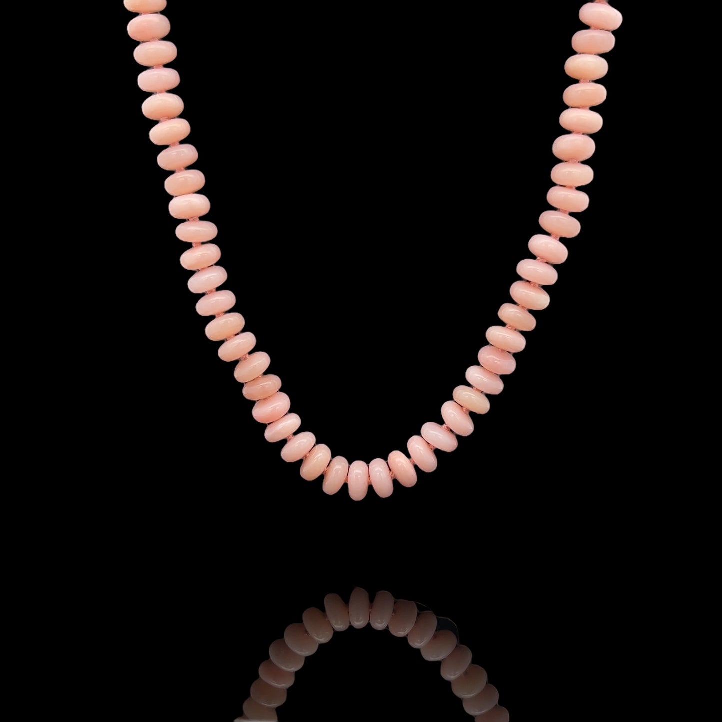 Pink Opal Candy Necklace - 8mm stones