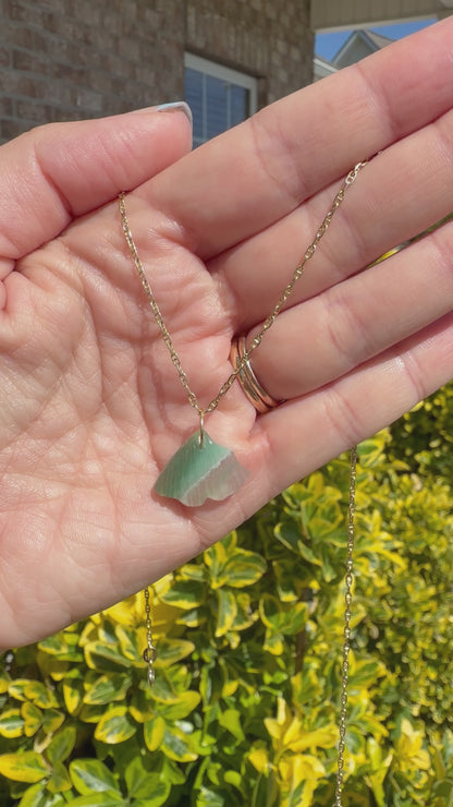Aventurine Fish Tail Charm