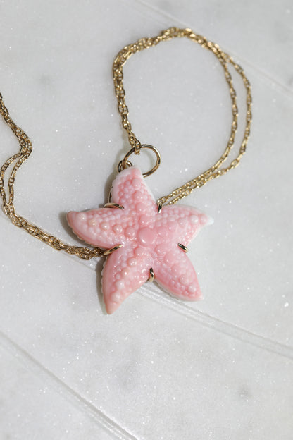 14k Starfish Pendant - Queen Conch