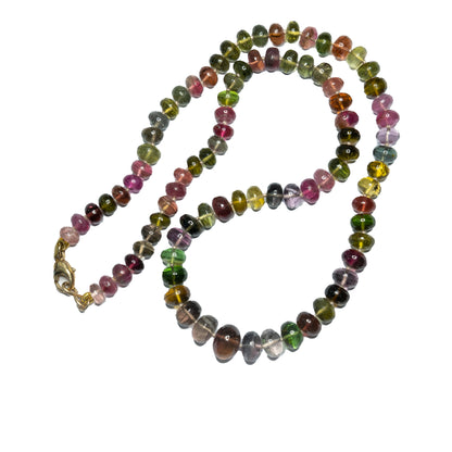 tourmaline candy bead necklace