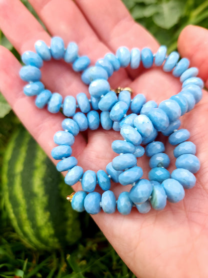 Blue Oregon Opal Beaded Candy Bracelet