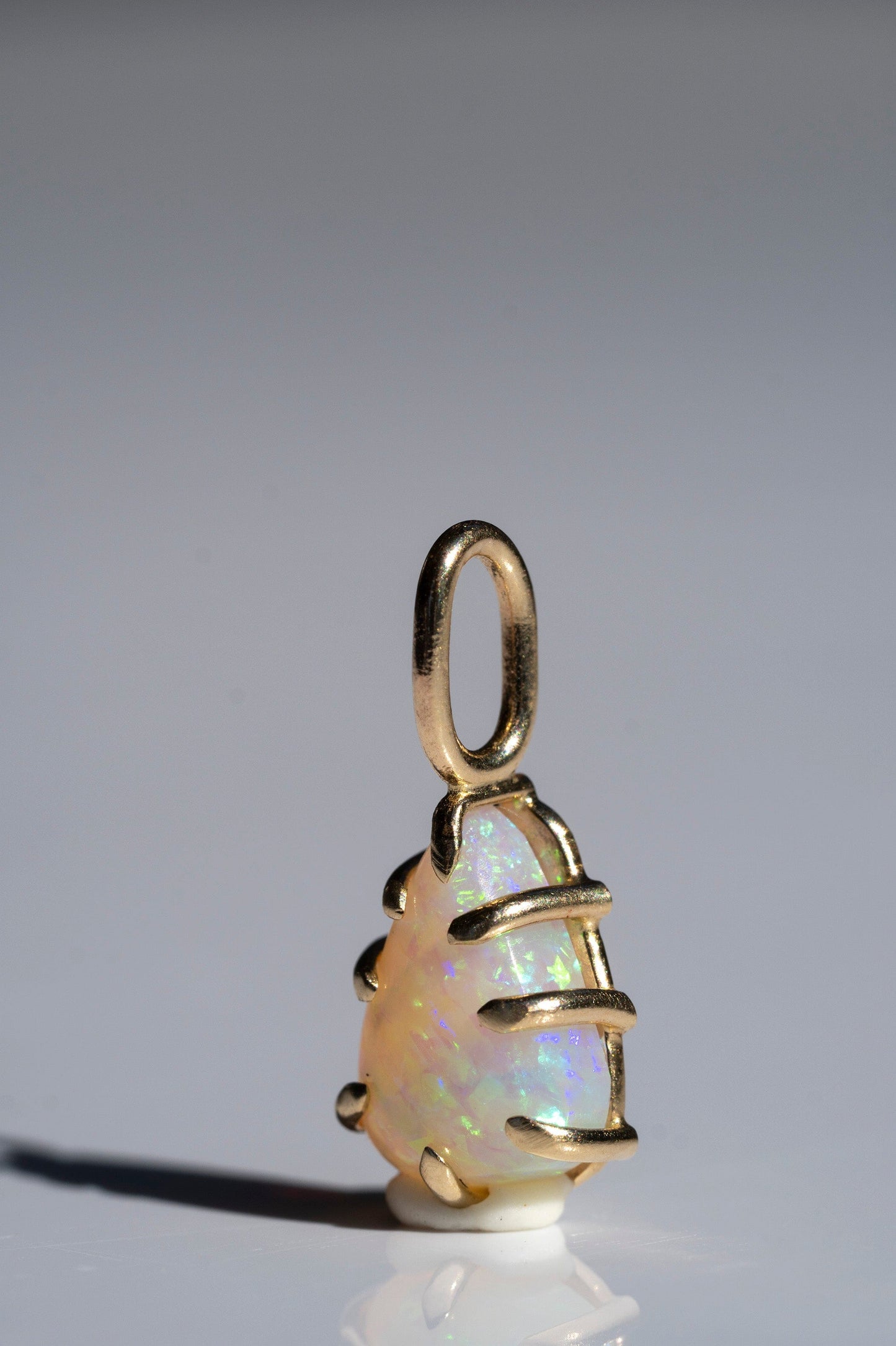 Brazilian Opal 14k Gold Pendant