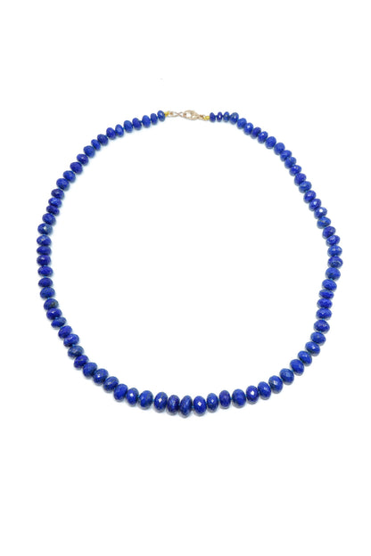 Lapis Lazuli Beaded Candy Necklace