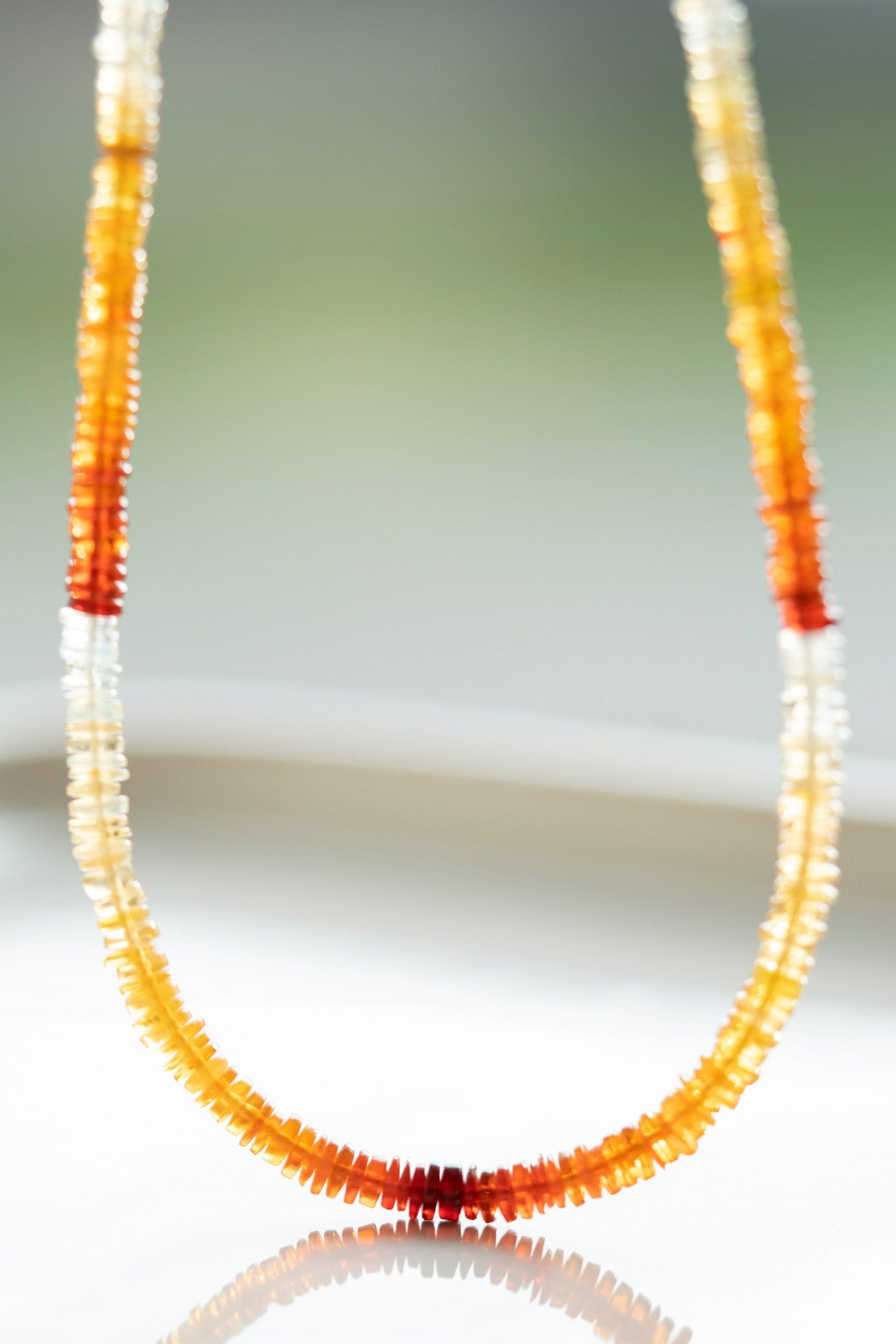 mexican fire opal 14k gold brittany myra candy necklace