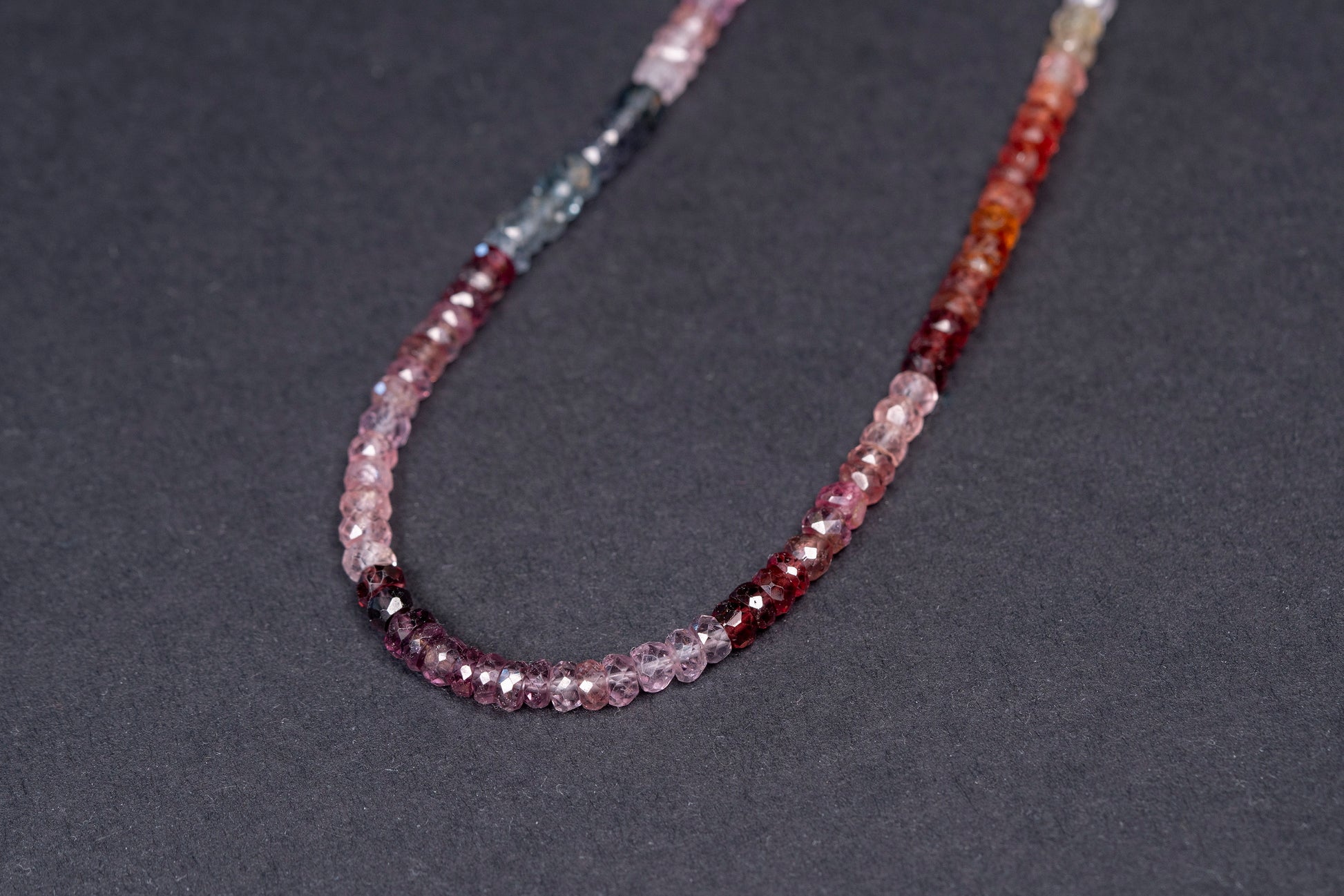 dainty spinel bead bracelet