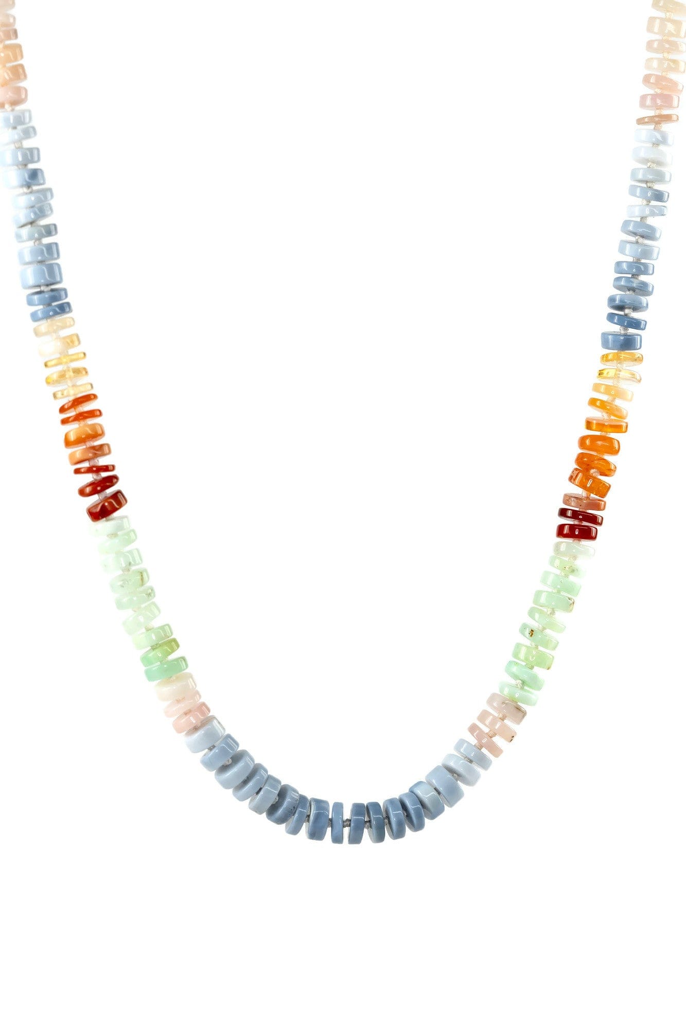 Opal Beaded Candy Necklace